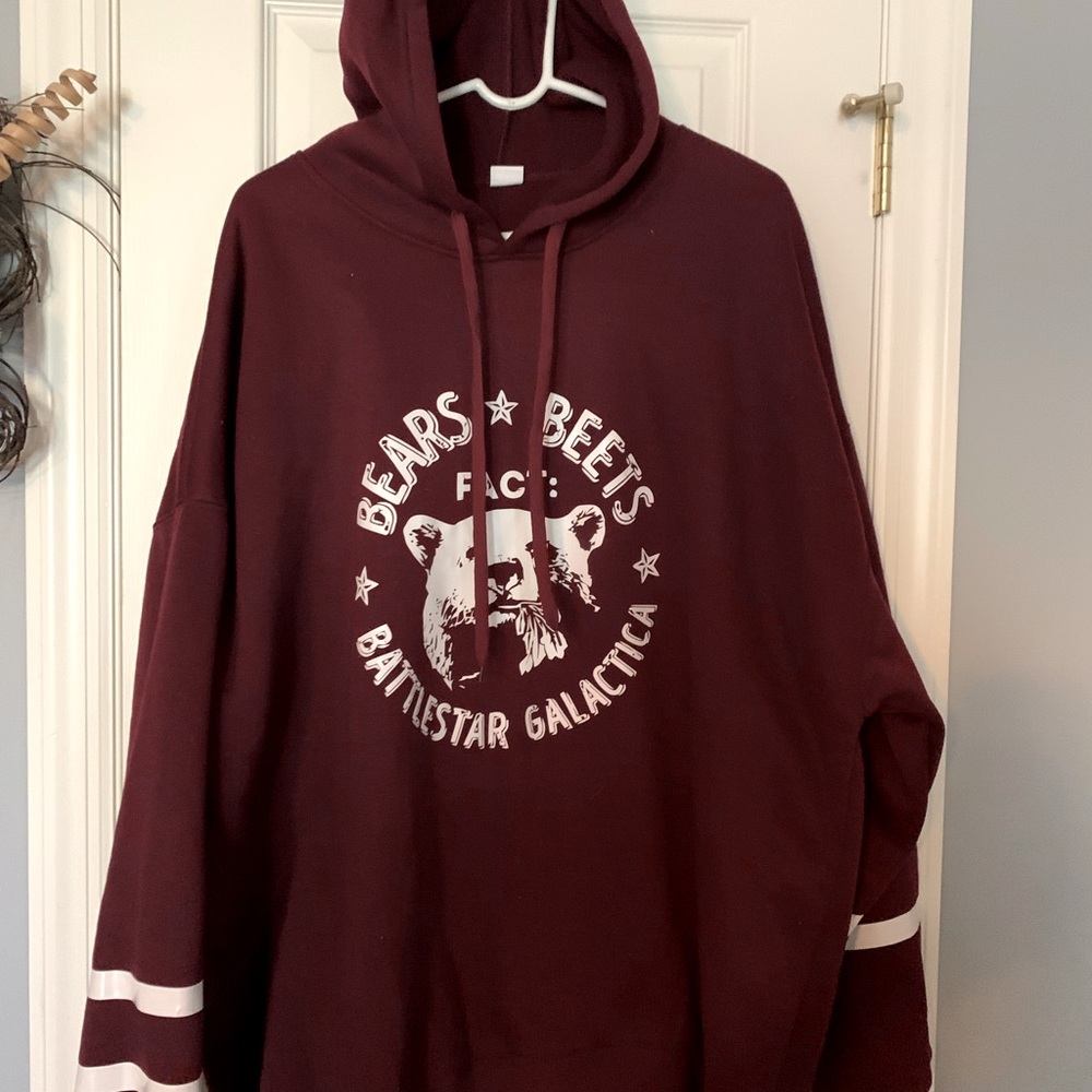 Unisex “The Office” Bears and Beets hooded sweatshirt
